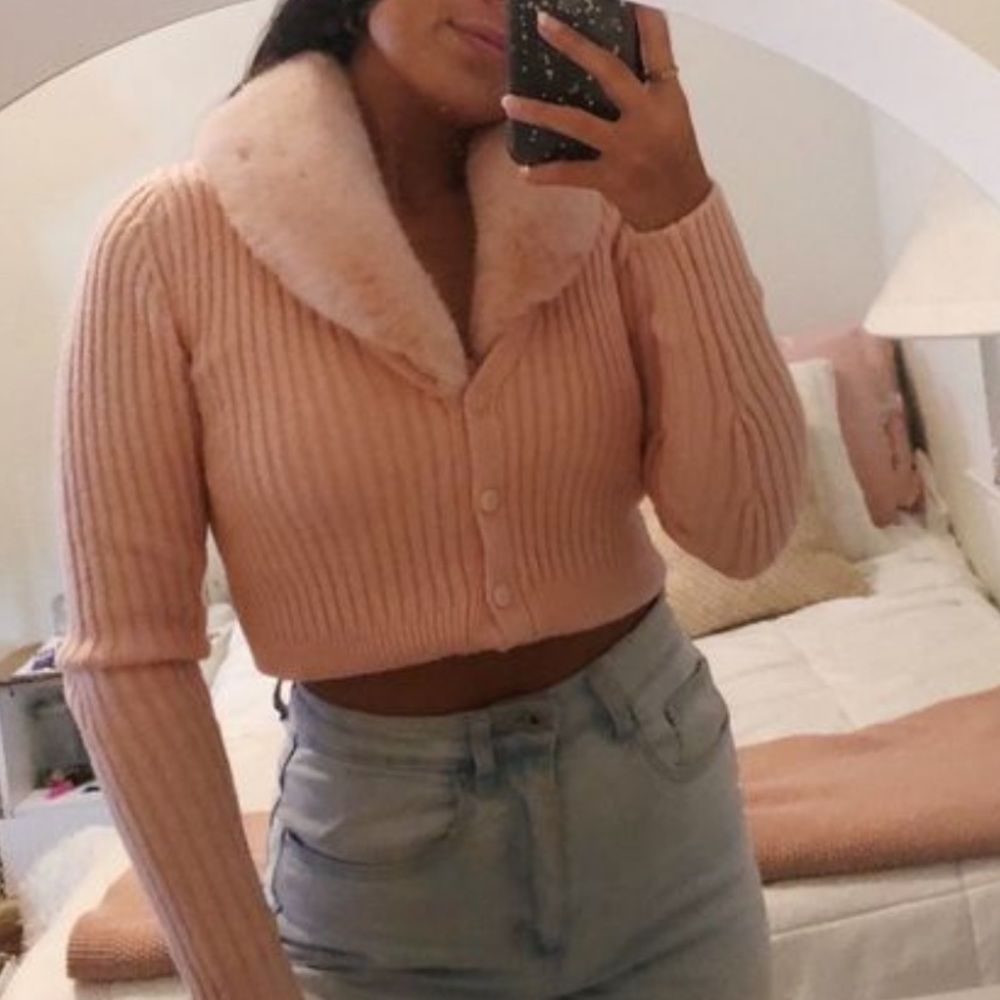Fur Lined Cardigan